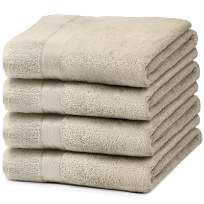 Cotton Bliss 4-Piece Bath Towels Set