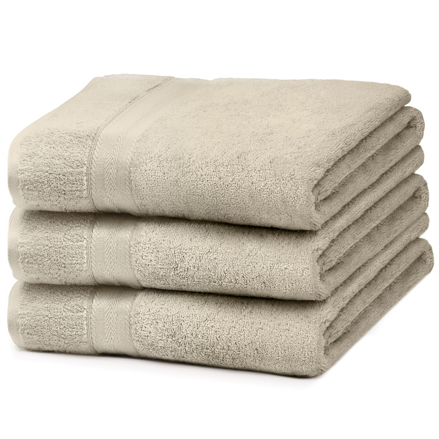 Cotton Bliss 3-Piece Bath Towels Set