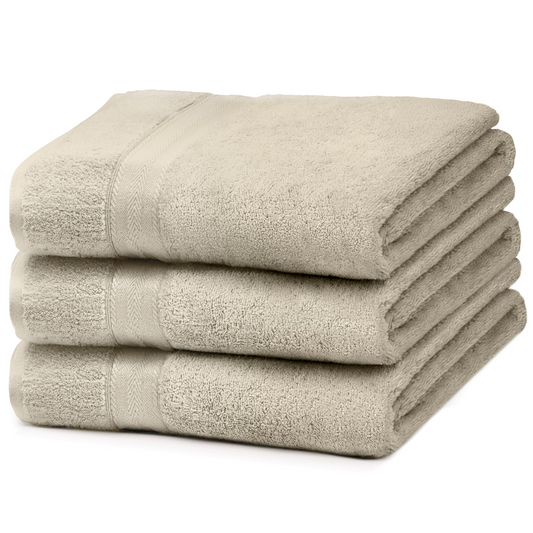 Cotton Bliss 3-Piece Bath Towels Set