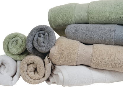 Ensemble de serviettes 6 pièces Cotton Bliss - Couleurs mélangées 