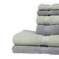 Ensemble de serviettes 6 pièces Cotton Bliss - Couleurs mélangées 