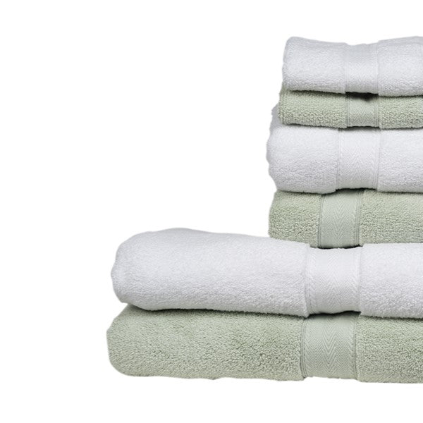 Ensemble de serviettes 6 pièces Cotton Bliss - Couleurs mélangées 
