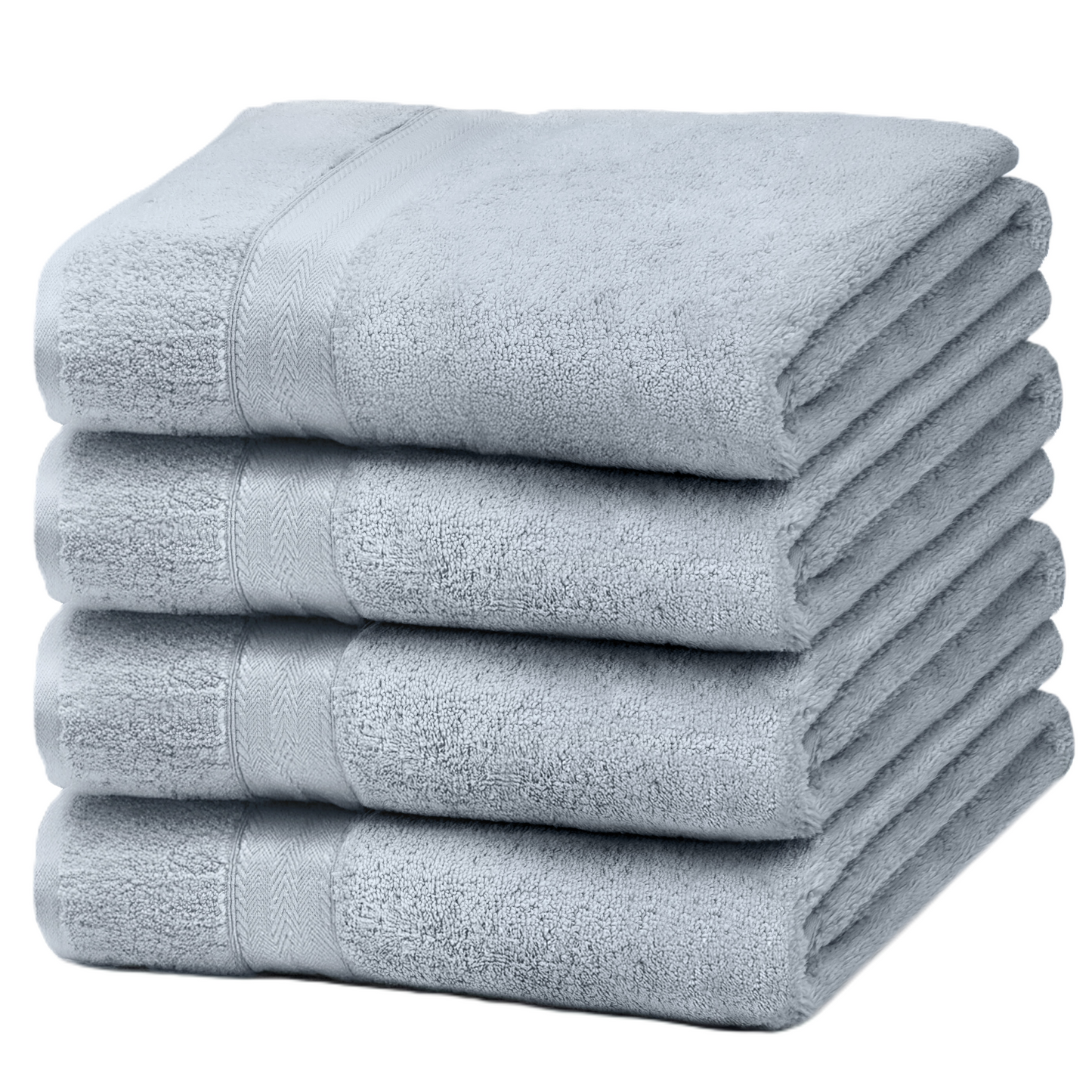 Cotton Bliss 4-Piece Bath Towels Set