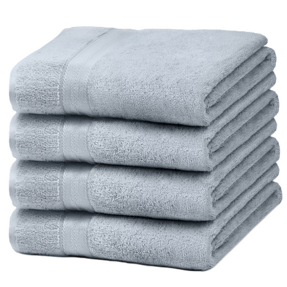 Cotton Bliss 4-Piece Bath Towels Set