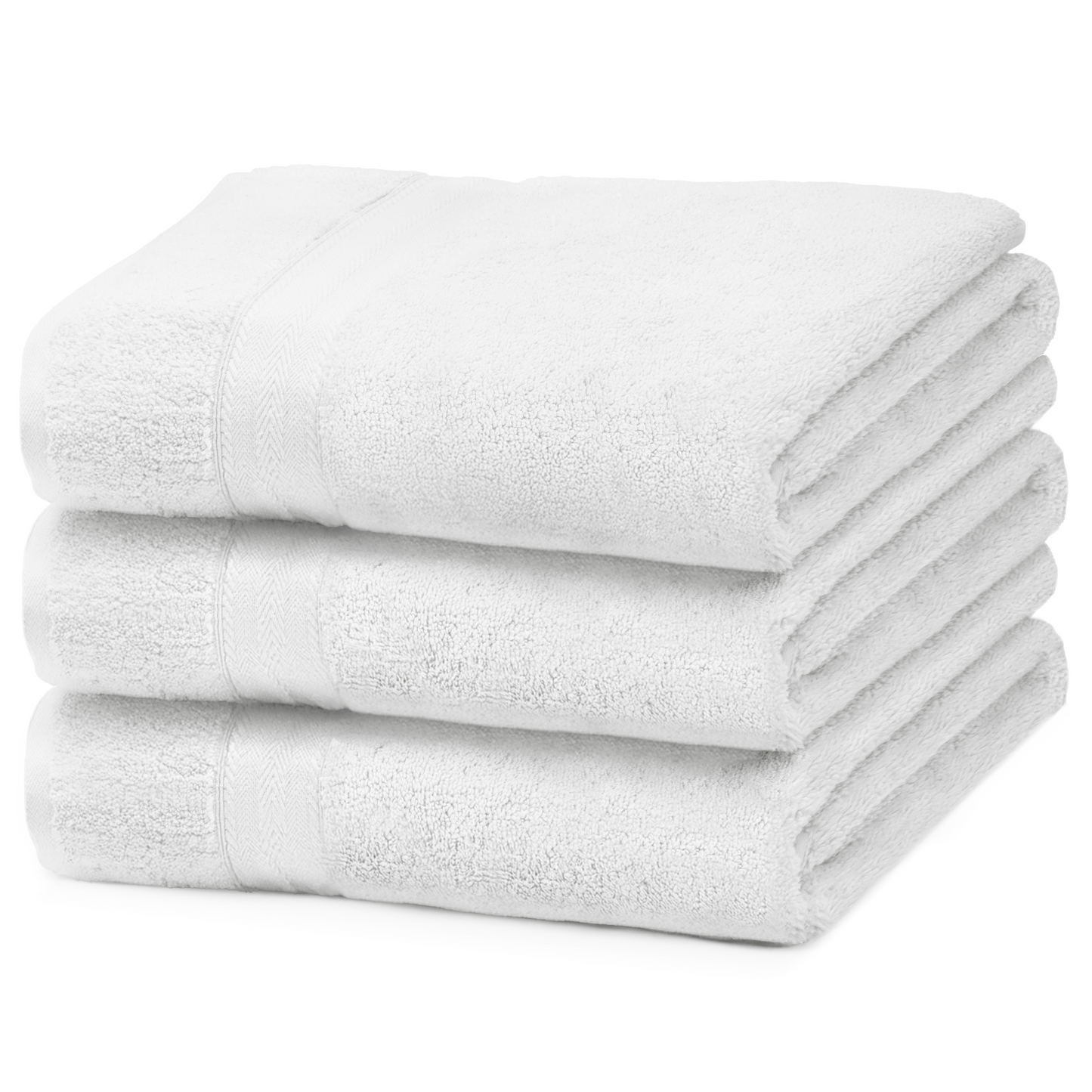 Cotton Bliss 3-Piece Bath Towels Set