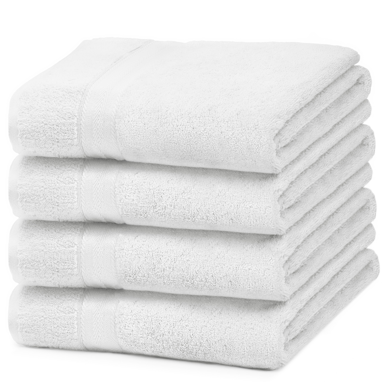 Cotton Bliss 4-Piece Bath Towels Set